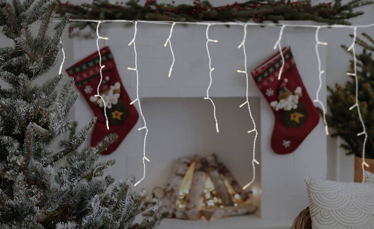 GLOBO LED-Lichterkette LED LICHTERKETTE weiß T: ca. 1200 cm