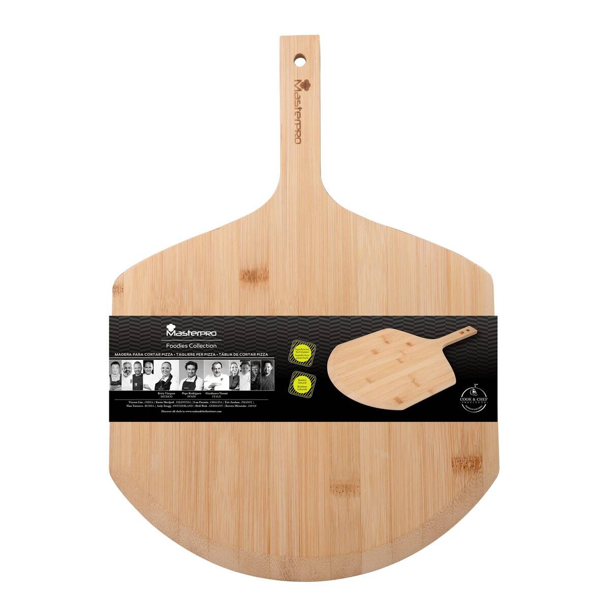 MASTERPRO Schneidbrett natur Natura Bambus B/L: ca. 40x28 cm