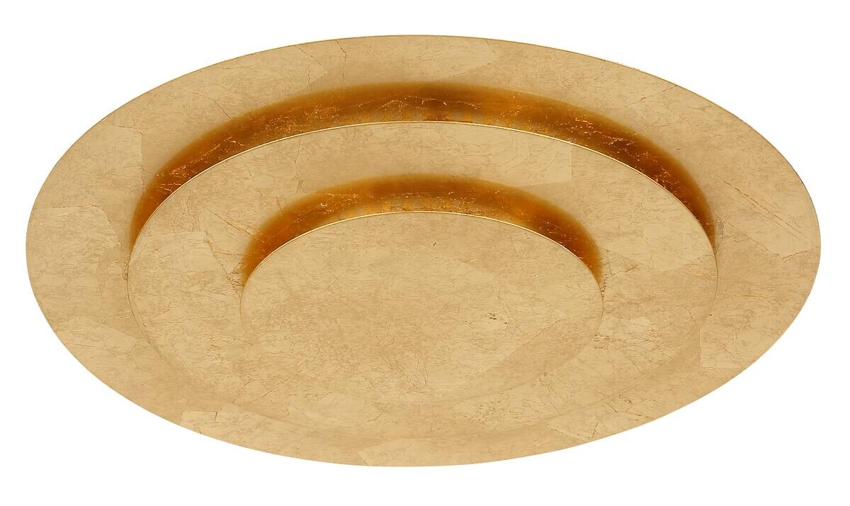 GLOBO LED-Deckenleuchte Heda gold Metall H/D: ca. 5x35 cm