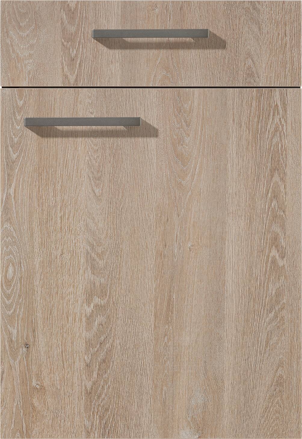 nobilia Winkelküche Riva Weißbeton Nachbildung B/T/L: ca. 275x60x175 cm