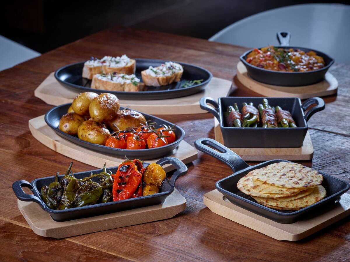 ECHTWERK Servierpfanne schwarz Eisen B/H/L: ca. 10x4x20 cm