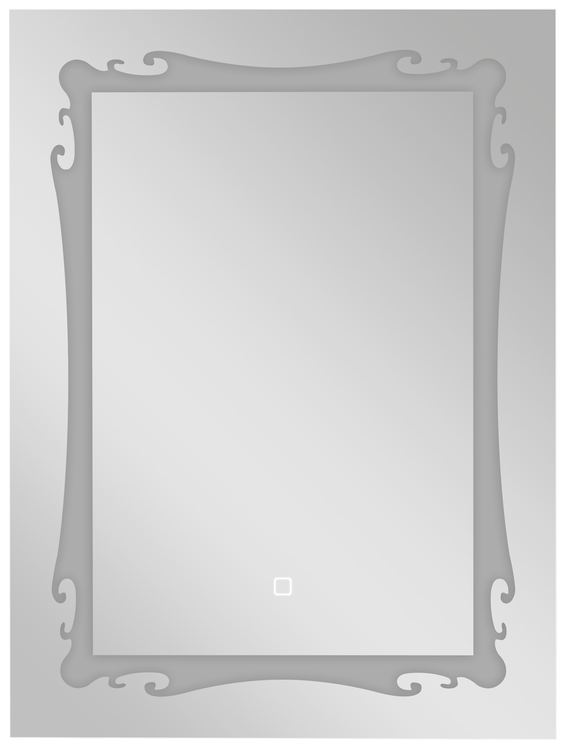 Lichtspiegel Boston B/H/T: ca. 60x80x3 cm