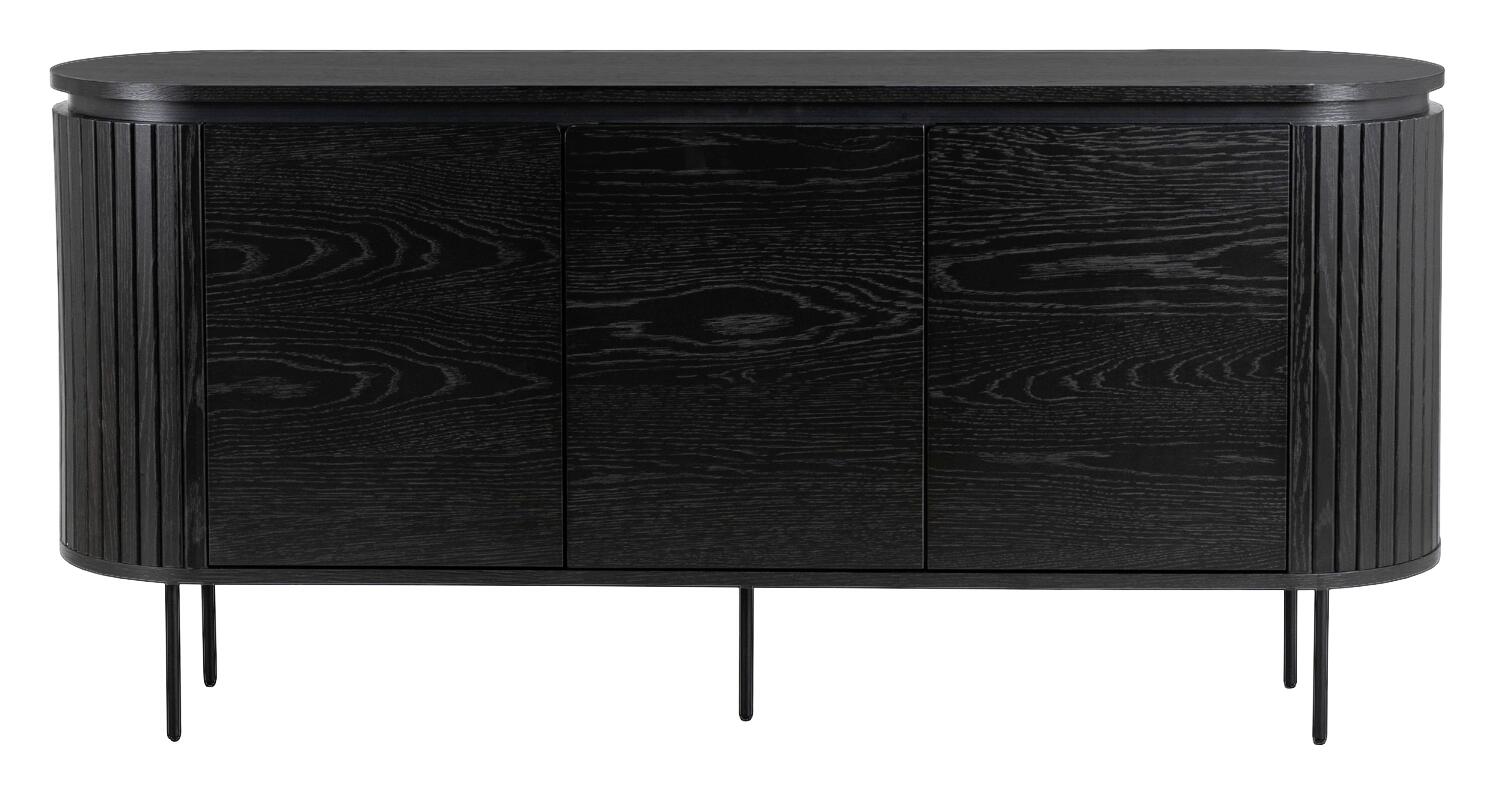 Kommode ALBERI schwarz B/H/T: ca. 160x76x40 cm