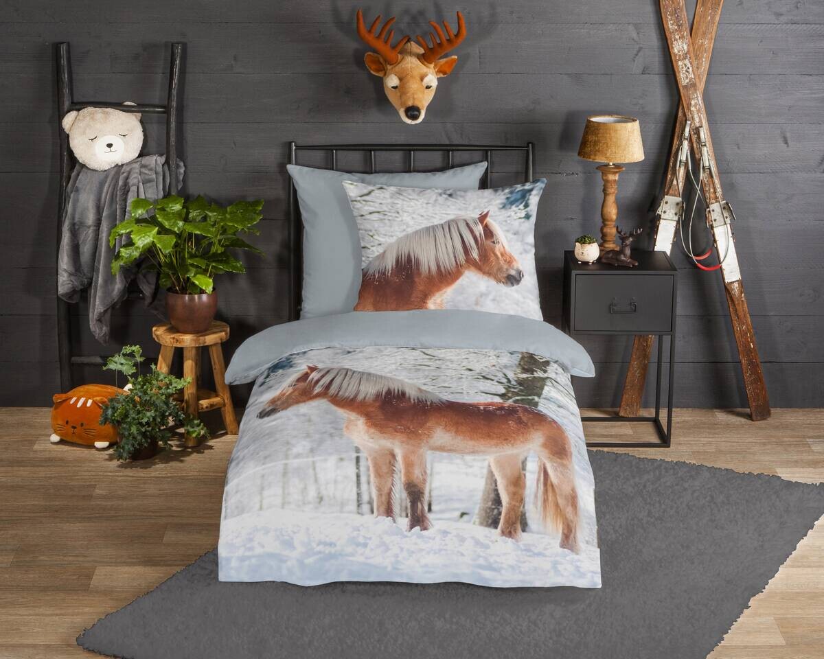 Baumwoll Bettwäsche Flanell Multi Baumwolle B/L: ca. 135x200 cm