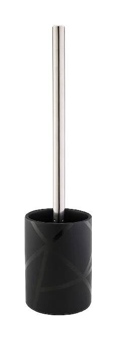 Axentia WC-Garnitur Nero schwarz Steingut