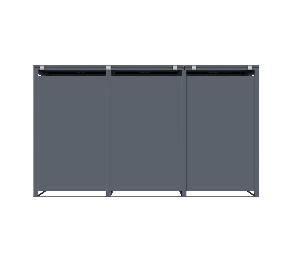 Westmann Mülltonnenbox Pedura anthrazit B/H/L: ca. 199x116x80 cm