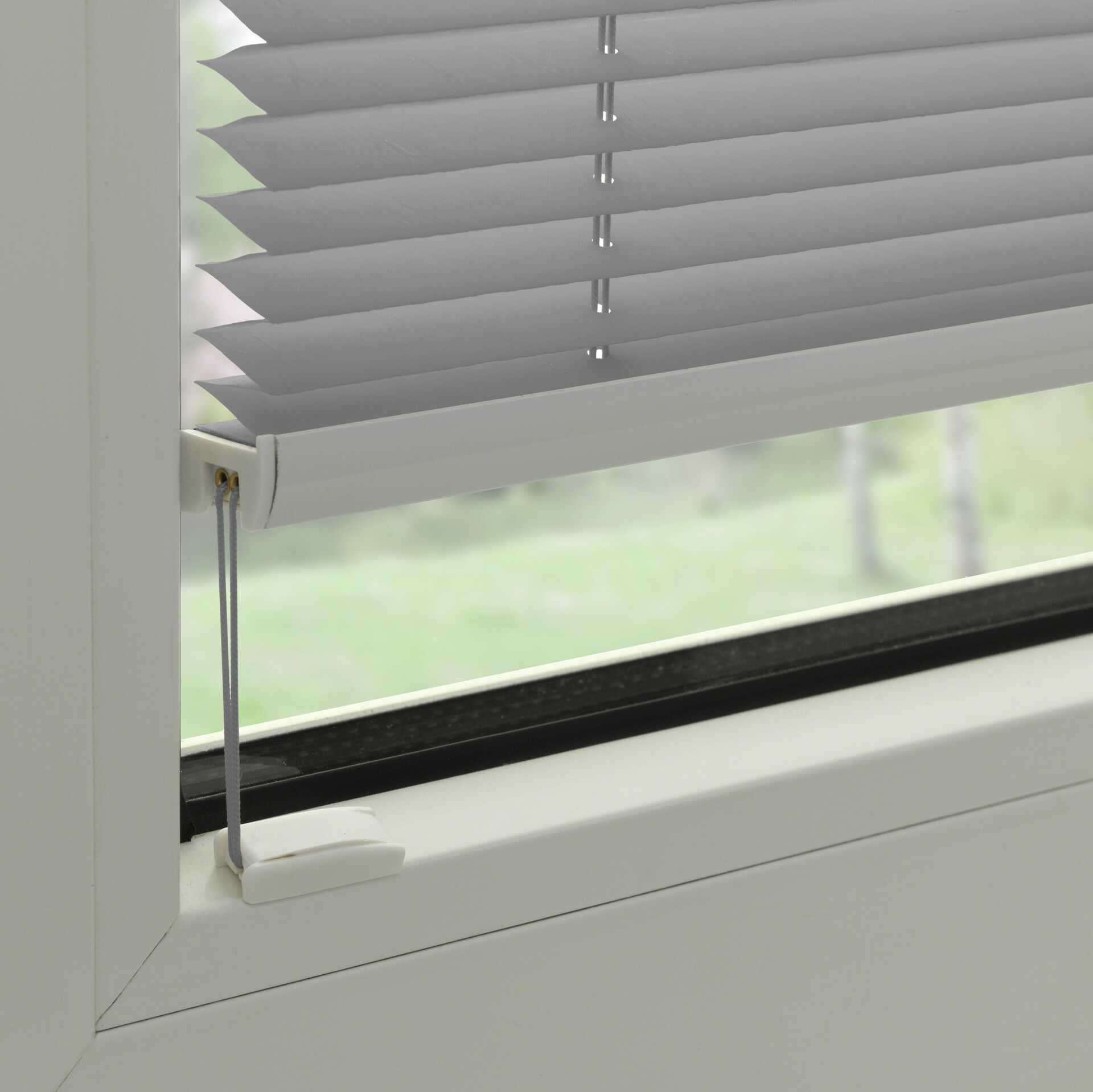 Boviva Spannplissee silber B/L: ca. 55x130 cm