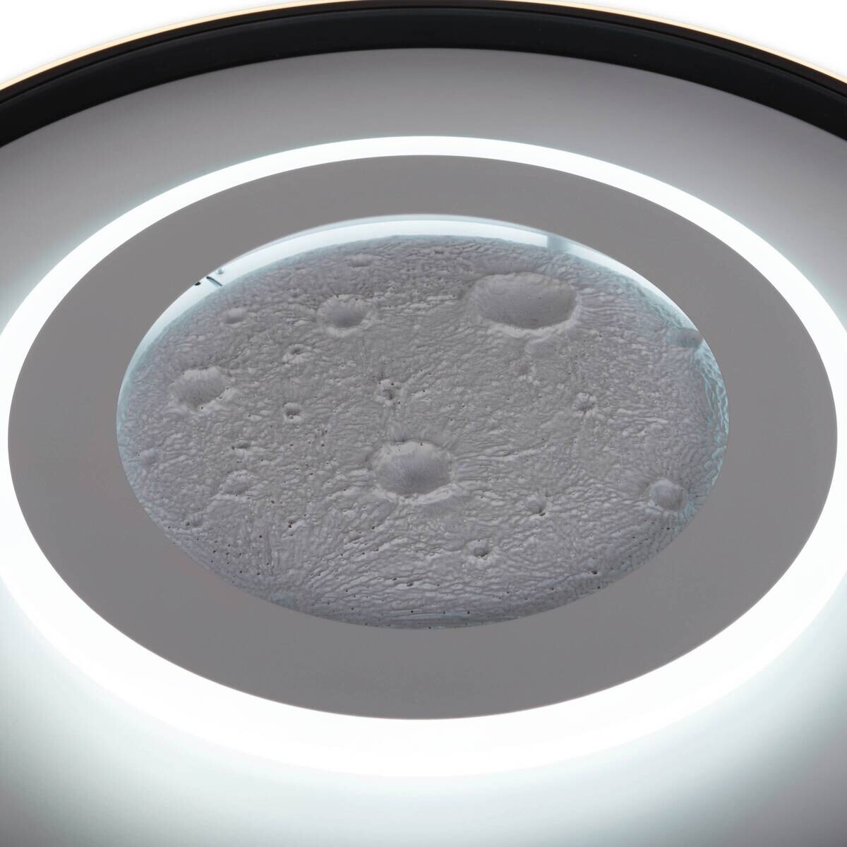 Näve Leuchten Deckenleuchte weiß Metall Kunststoff B/H/T: ca. 50x6x50 cm null 3 Brennstellen