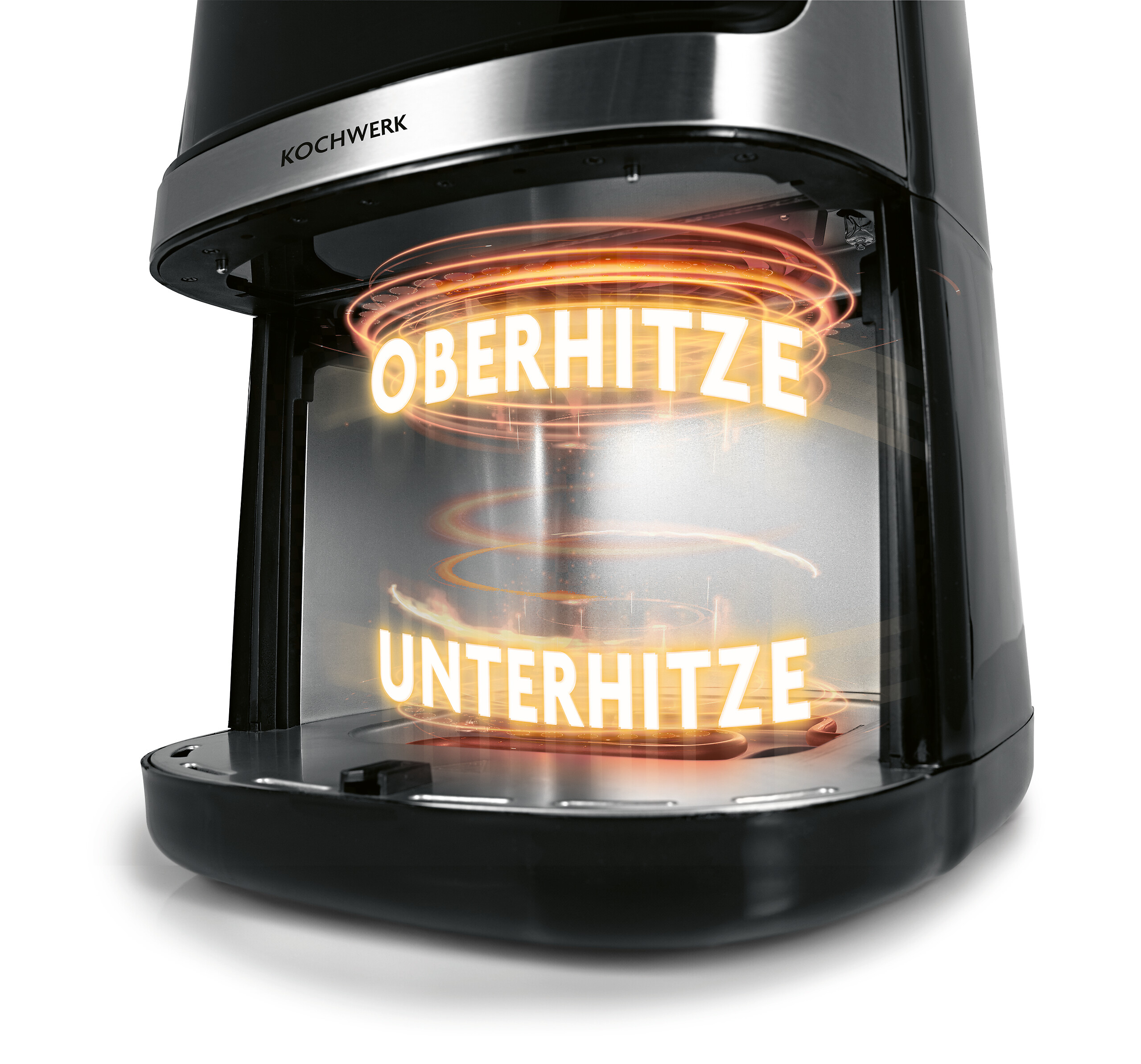 Rachs KOCHWERK Heißluftfritteuse 14829 schwarz Polypropylen B/H/L: ca. 37x35x29 cm ca. 7,5 l