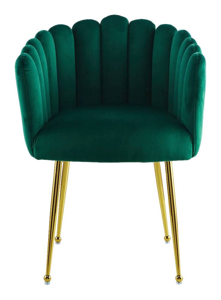 Stuhl Mucha 101 grün Microfaser B/H/T: ca. 59x85x56 cm