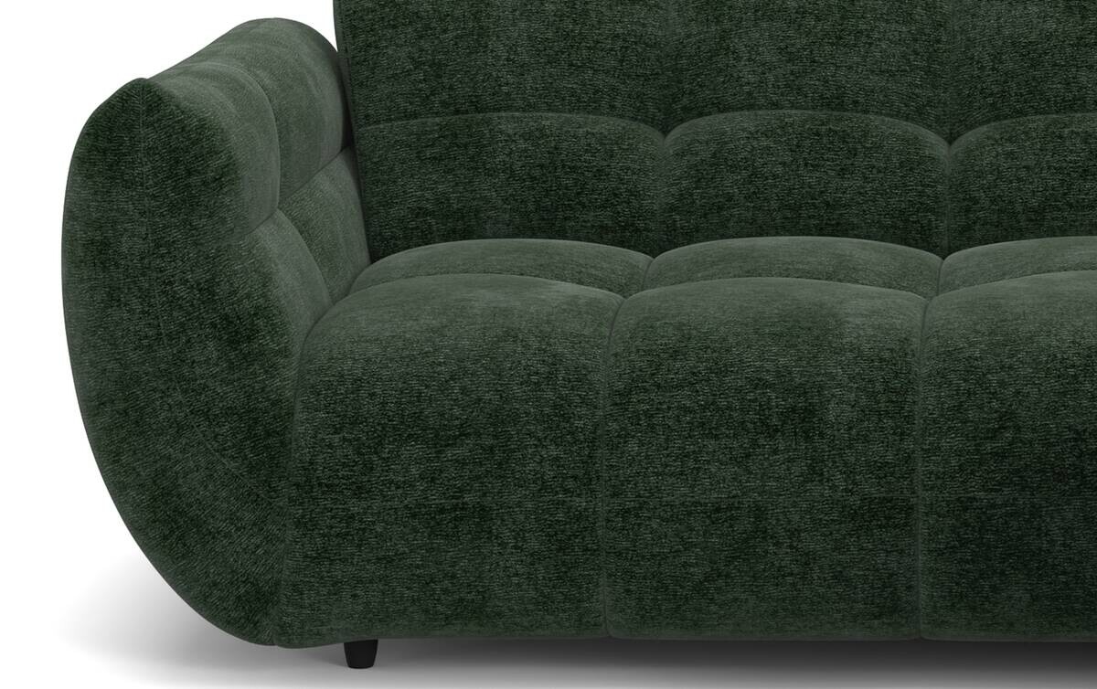 Ecksofa grün Microfaser B/H/T: ca. 280x81x178 cm