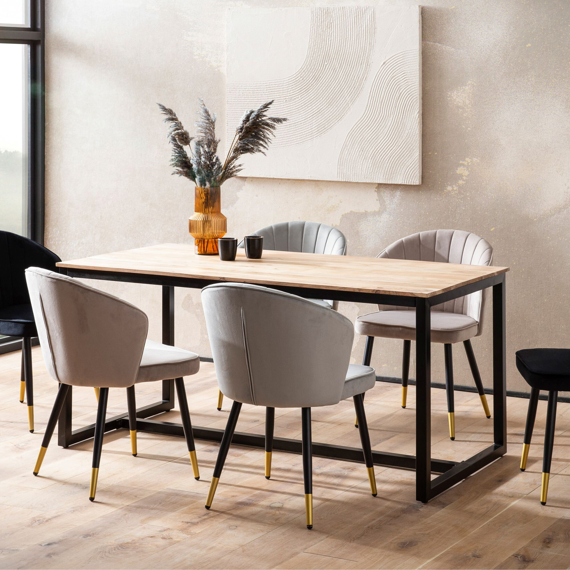 Esstisch B/H/T: ca. 180x76x90 cm