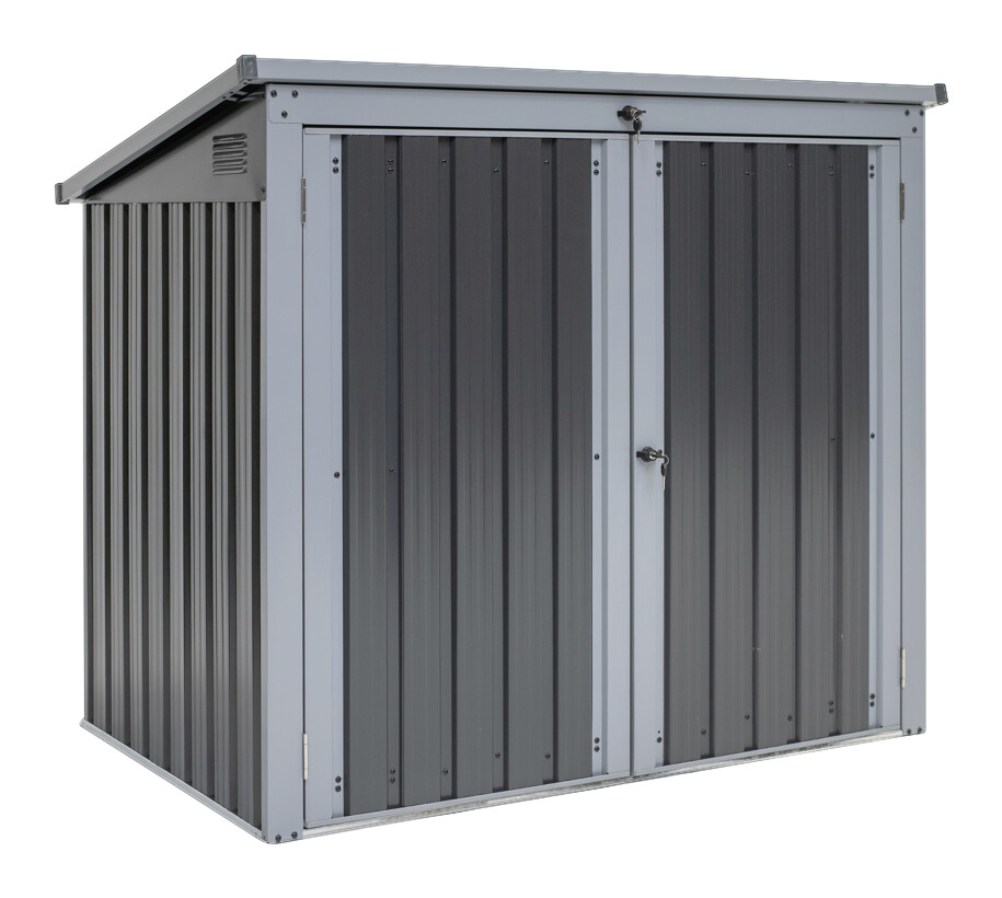 Westmann Mülltonnenbox 5x3 anthrazit B/H/T: ca. 158x134x101 cm