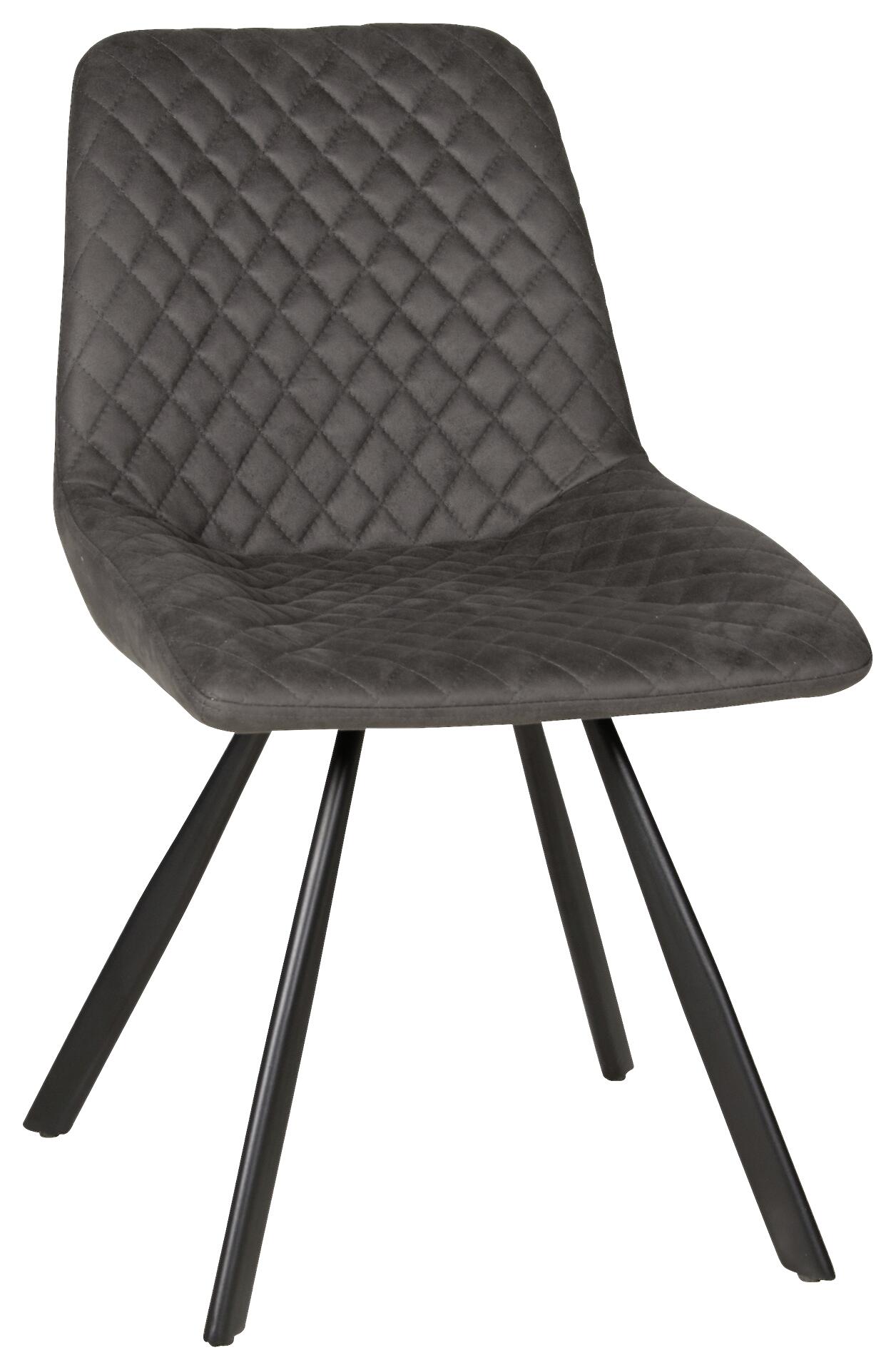 Stuhl Emily anthrazit Microfaser B/H/T: ca. 51x87x63 cm Stuhl Emily anthrazit Microfaser B/H/T: ca. 51x87x63 cm