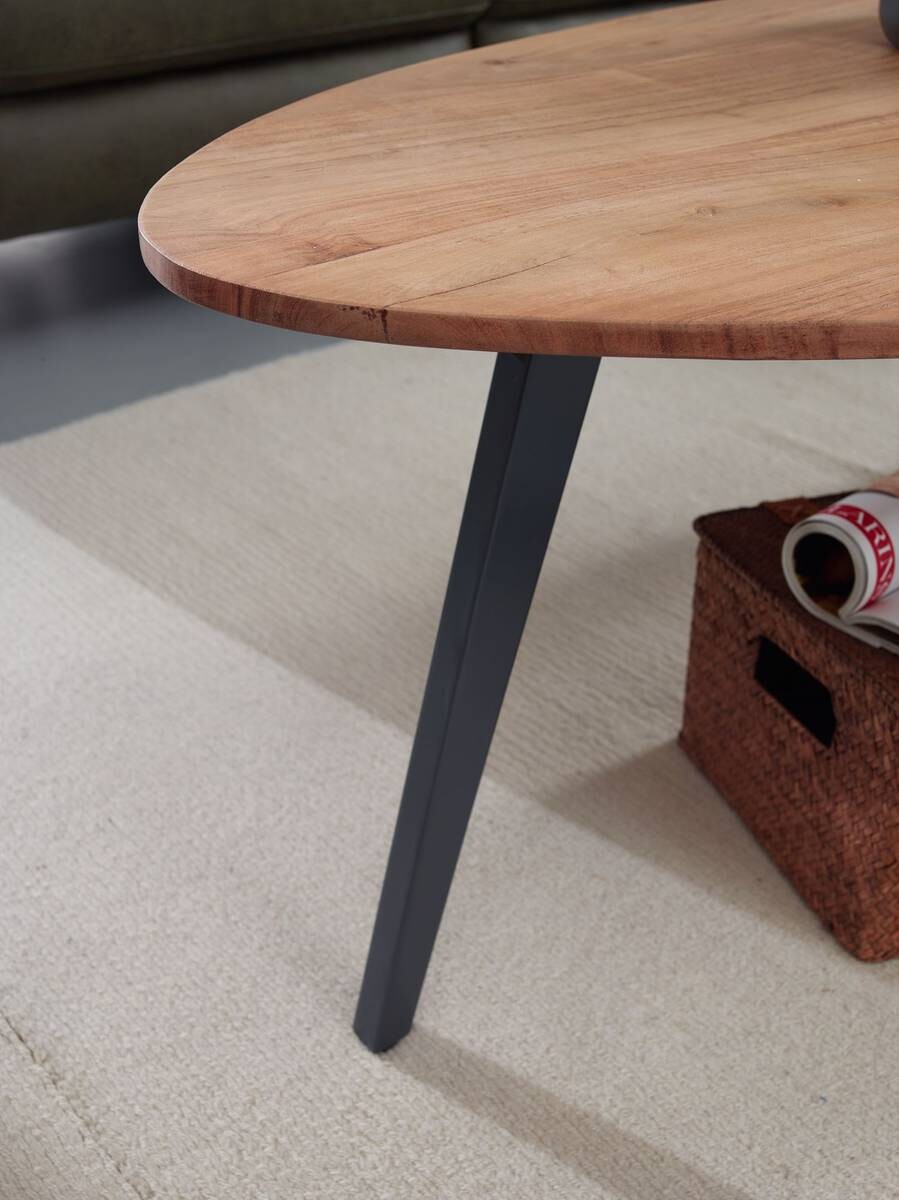 Wohnling Couchtisch braun B/H/T: ca. 60x45x110 cm