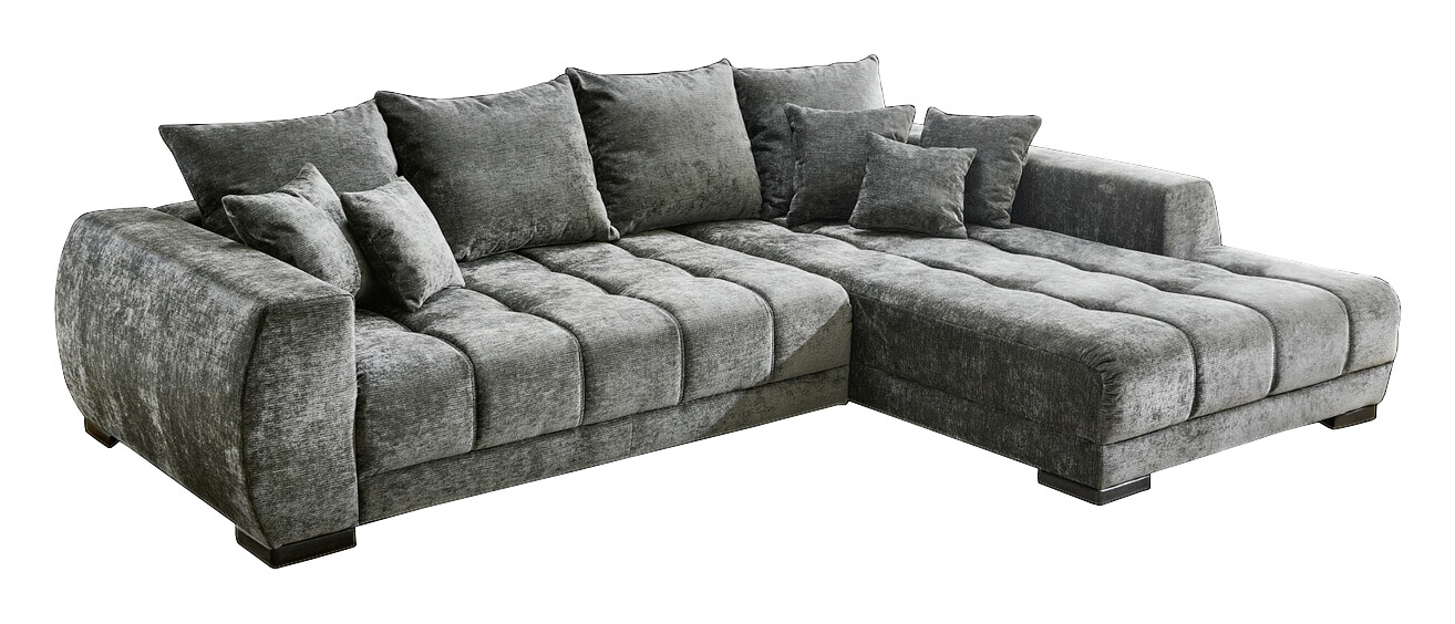 Ecksofa anthrazit Microfaser B/H/T: ca. 300x86x215 cm Ecksofa anthrazit Microfaser B/H/T: ca. 300x86x215 cm