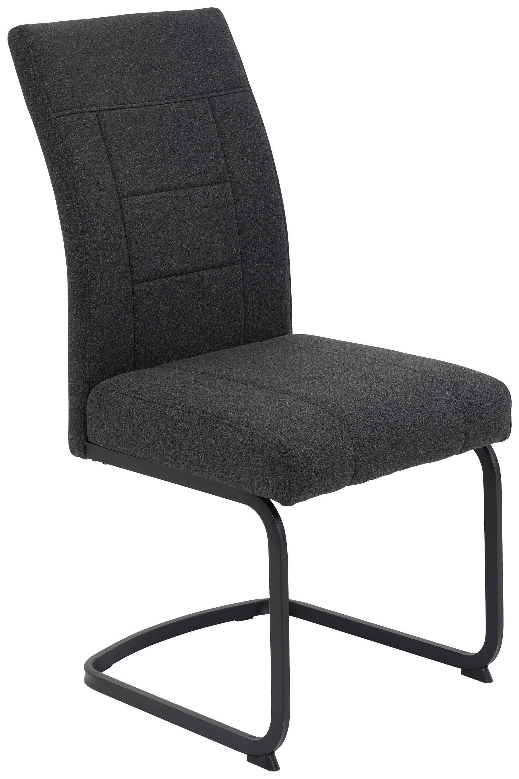 Schwingstuhl Brindisi, 4er-Set anthrazit Webstoff B/H/T: ca. 48x98,5x67 cm Schwingstuhl Brindisi, 4er-Set anthrazit Webstoff B/H/T: ca. 48x98,5x67 cm