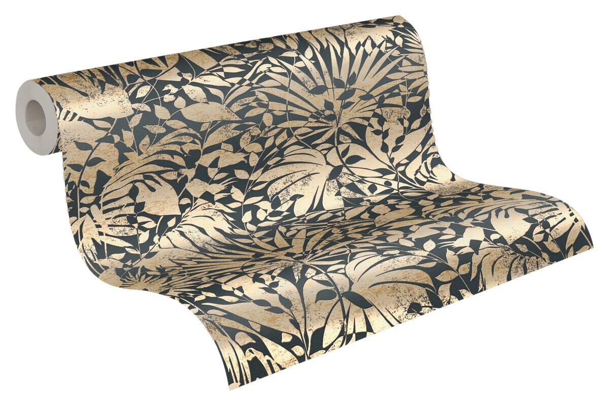 A.S.Creation Vliestapete schwarz gold B/H/D: ca. 53x1005x8,5 cm