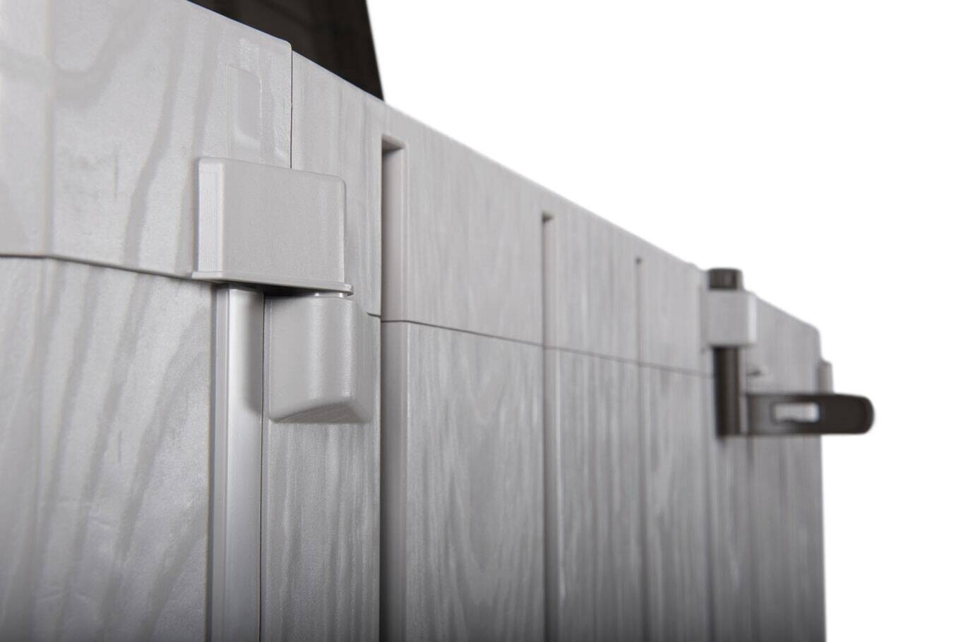 Toomax Mülltonnenbox Stora Way taupe B/H/L: ca. 111x74,5x129,5 cm