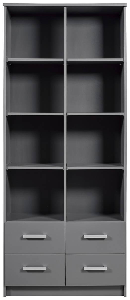 Regal Elenzio Graphit B/H/T: ca. 81,5x191,2x40 cm