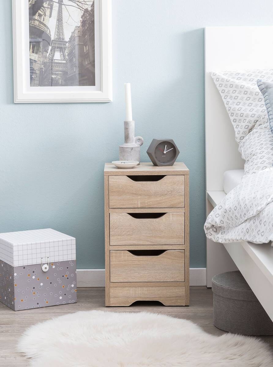 Nachtkonsole Sonoma Nachbildung B/H/T: ca. 31x49x31 cm