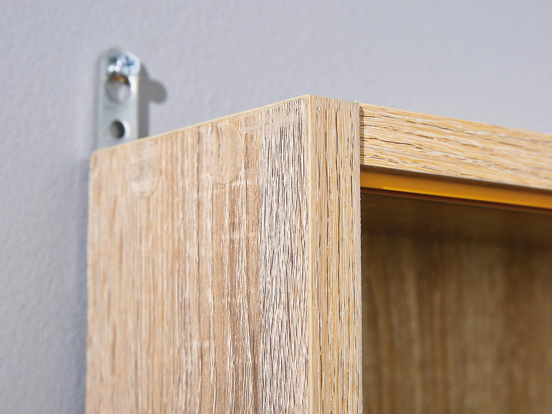 Vitrine Collectiziony Eiche Sonoma Nachbildung Holzwerkstoff B/H/T: ca. 80x60x10 cm