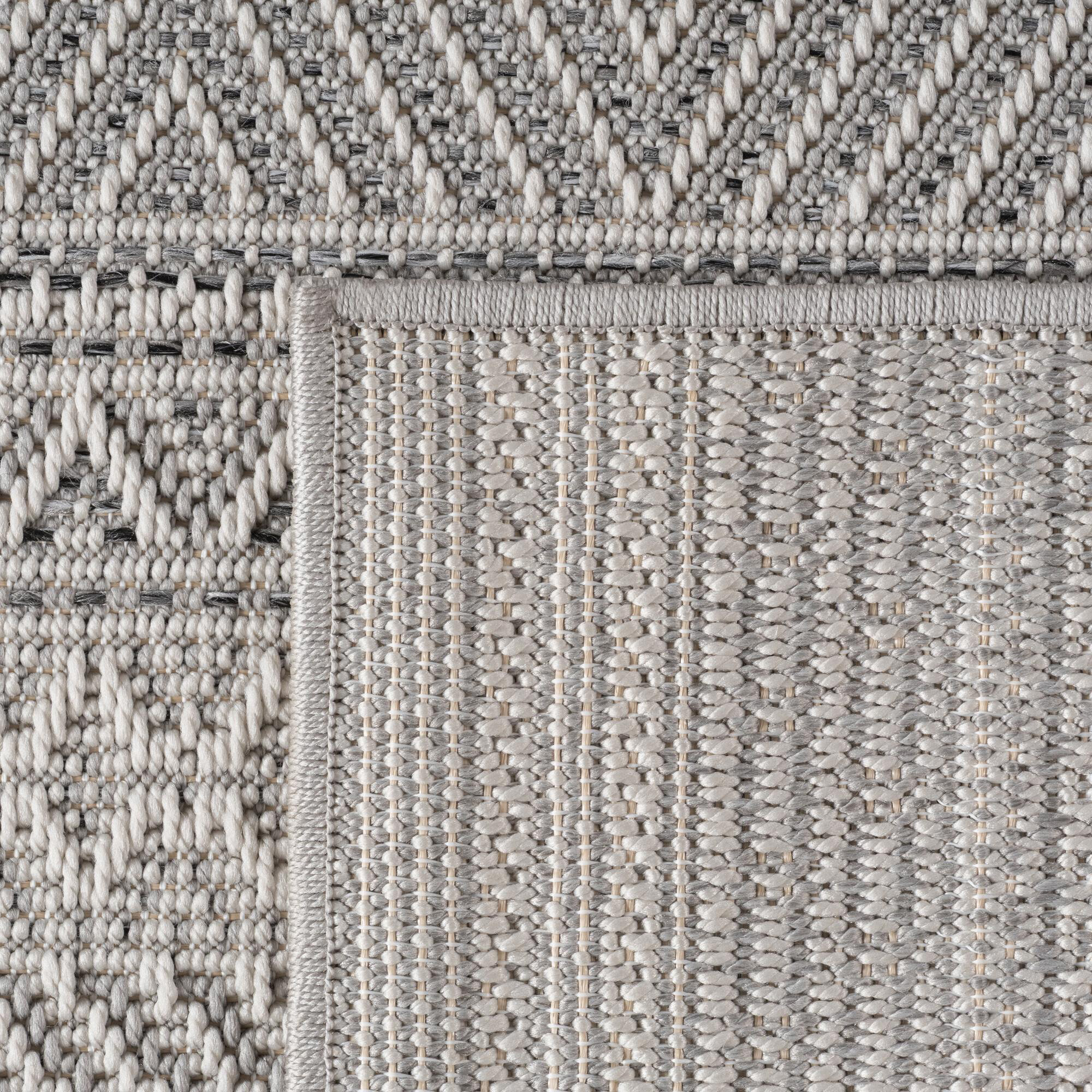 Ayyildiz Outdoorteppich DESERT grau B/L: ca. 80x150 cm