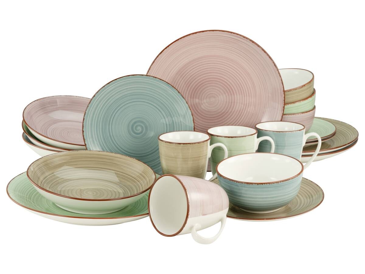 CreaTable Kombiservice SAMBA multicolor Porzellan 20 tlg.