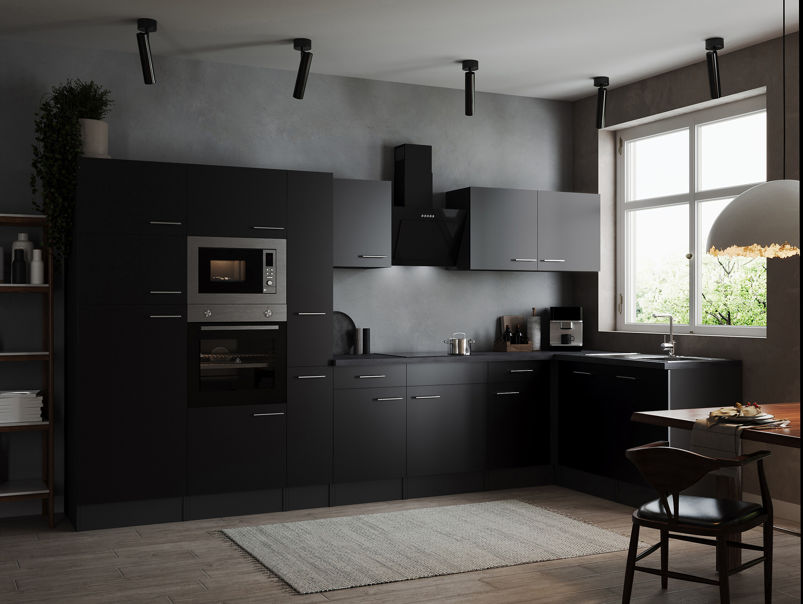 Winkelküche Oliver B/H/T: ca. 370x205x172 cm