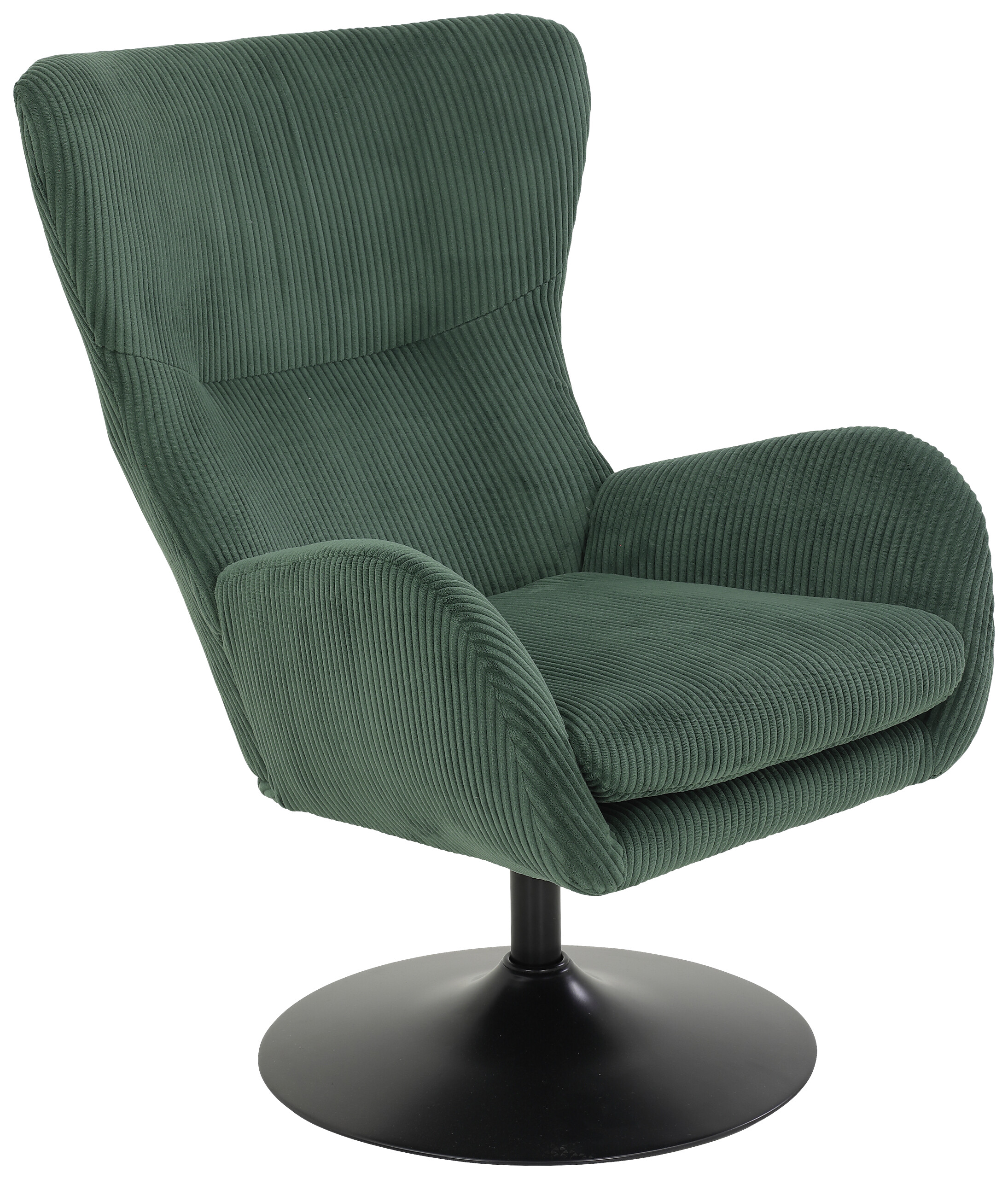 Sessel Samos grün Microfaser B/H/T: ca. 72x96x81 cm