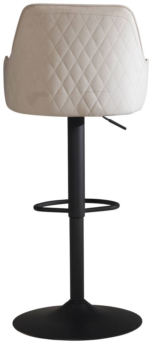 Barhocker beige Samt B/H/T: ca. 45x106x45 cm