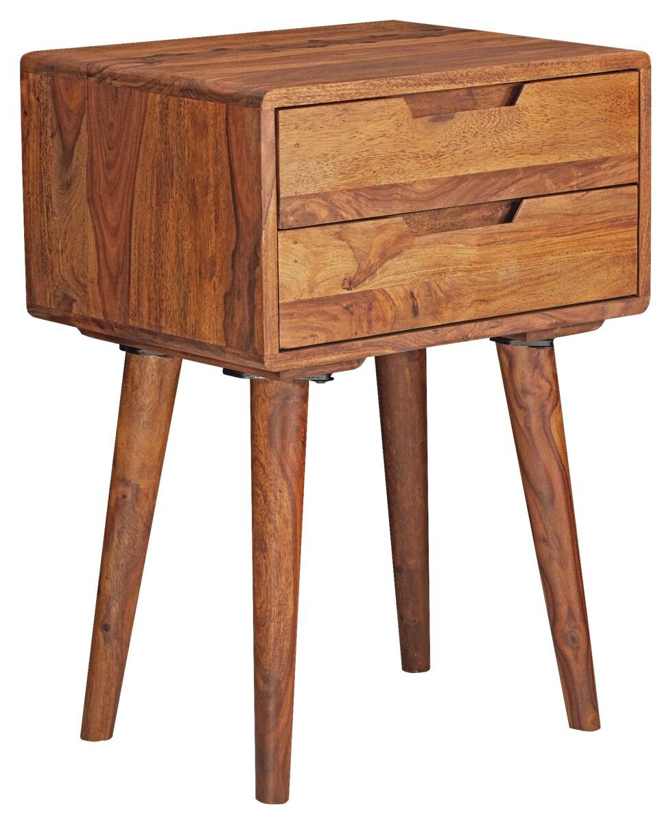 Nachtkonsole braun B/H/T: ca. 47x66x36 cm