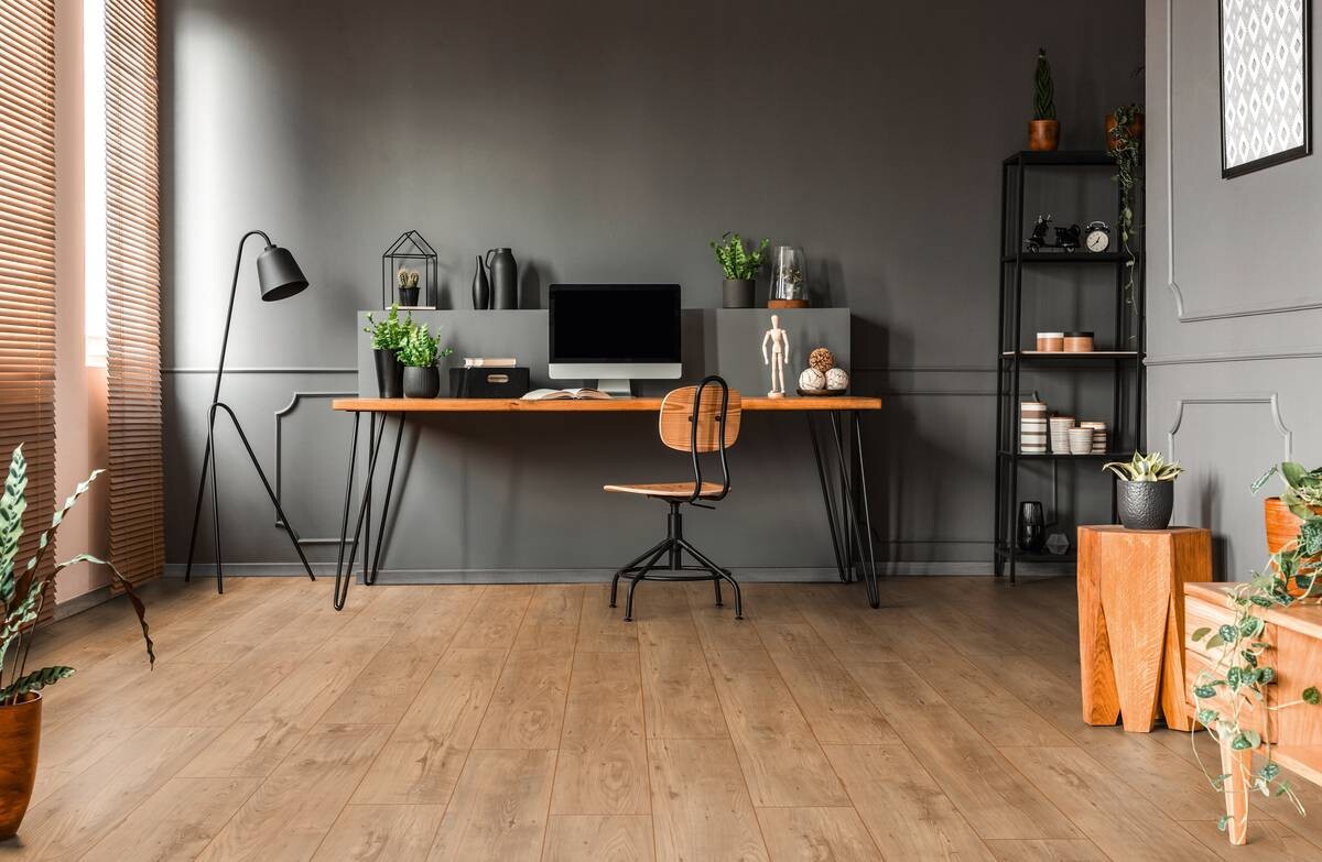 Laminatboden Kastanie ca. 1,598 m² im Paket  B/L: ca. 40x81 cm pro Paket