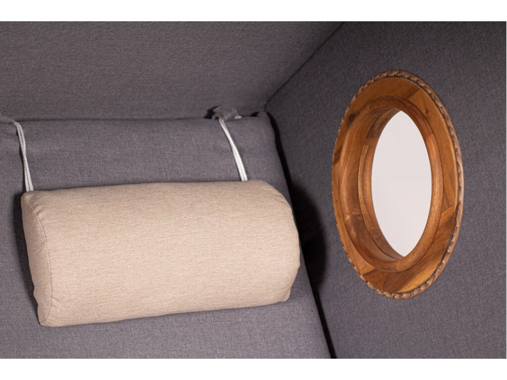 TRENDY by deVries Strandkorb Trend braun Polyester B/H/T: ca. 120x155x80 cm