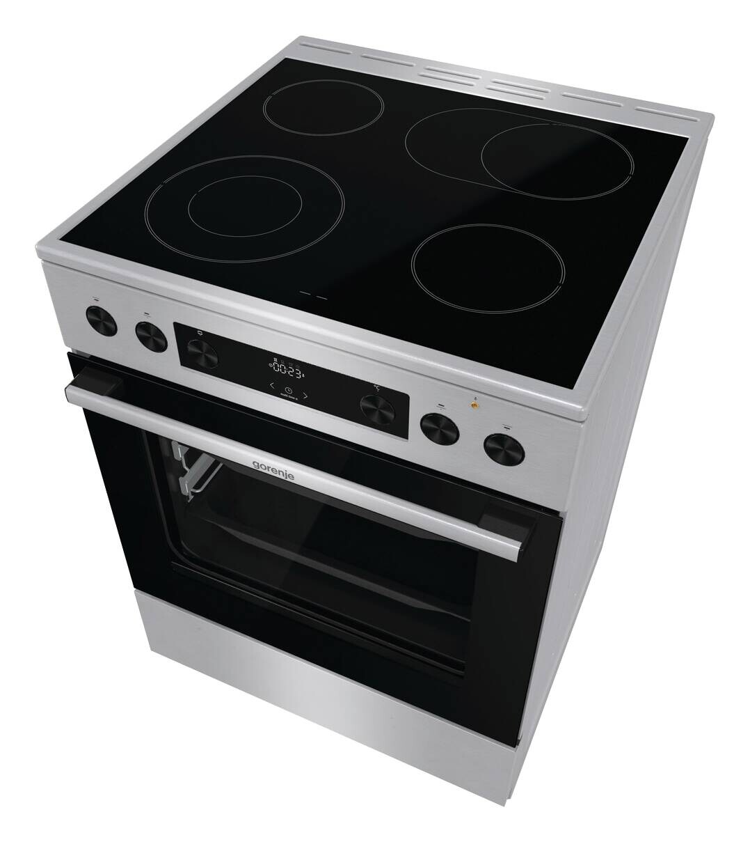 Gorenje Stand-Elektroherd GECS6C70XPA Edelstahloptik B/H/T: ca. 60x85x60 cm