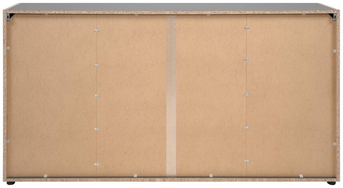 Sideboard Cento anthrazit Eiche Artisan Oak Nachbildung