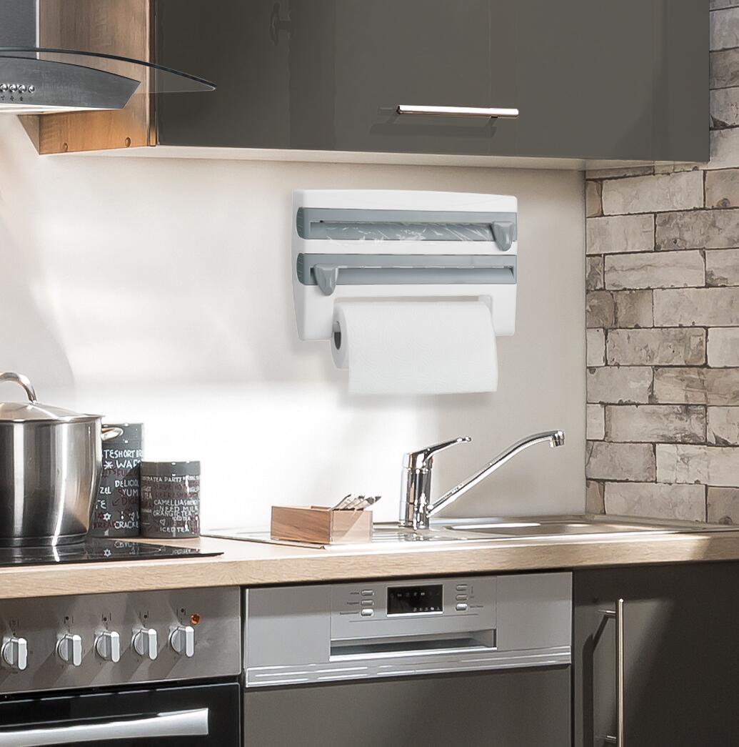 POCOline Küchenrollenhalter weiß Kunststoff B/H/L: ca. 25x10x39 cm