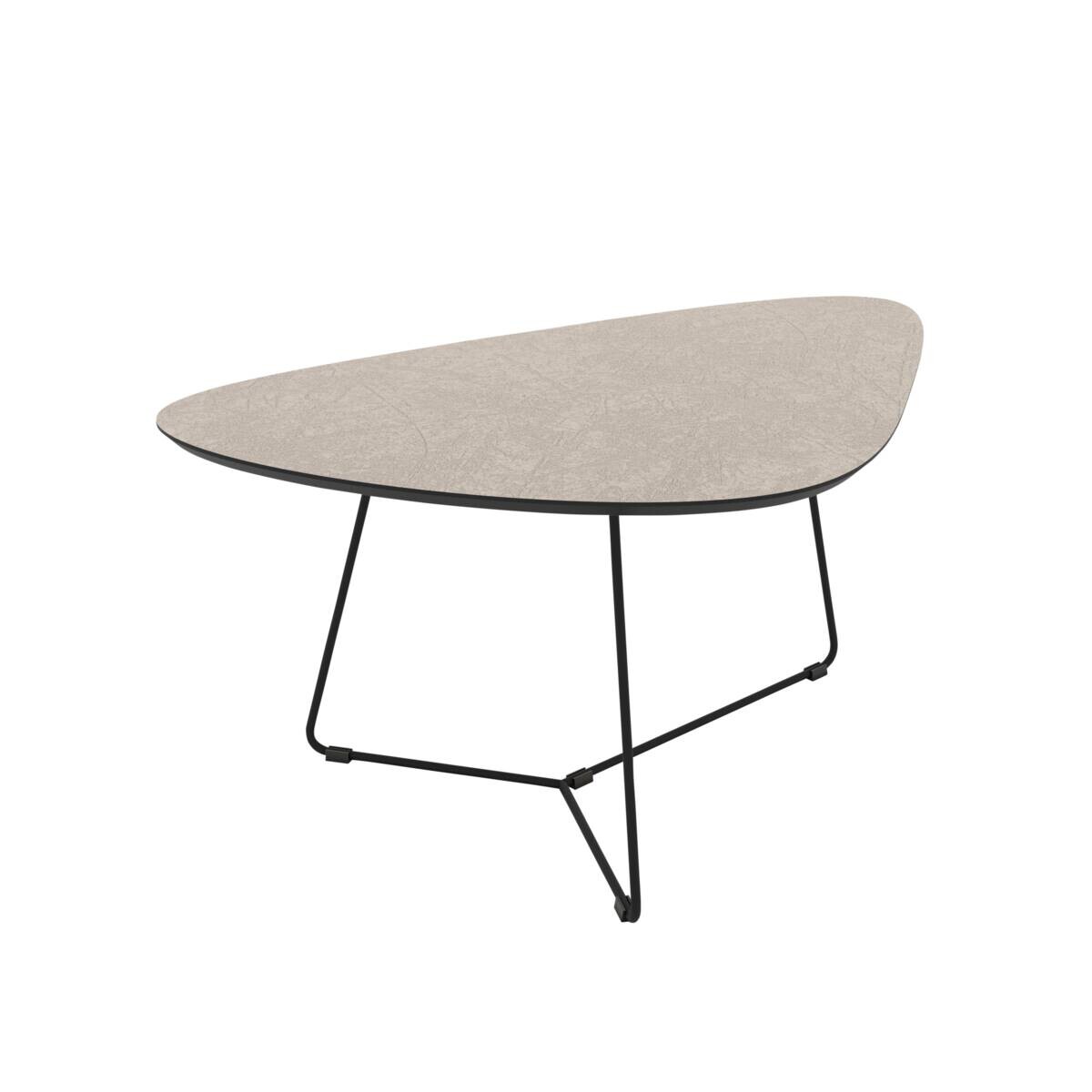 Hela Couchtisch Pisa hellbraun Metall Holzwerkstoff B/H/T: ca. 87x43x59 cm