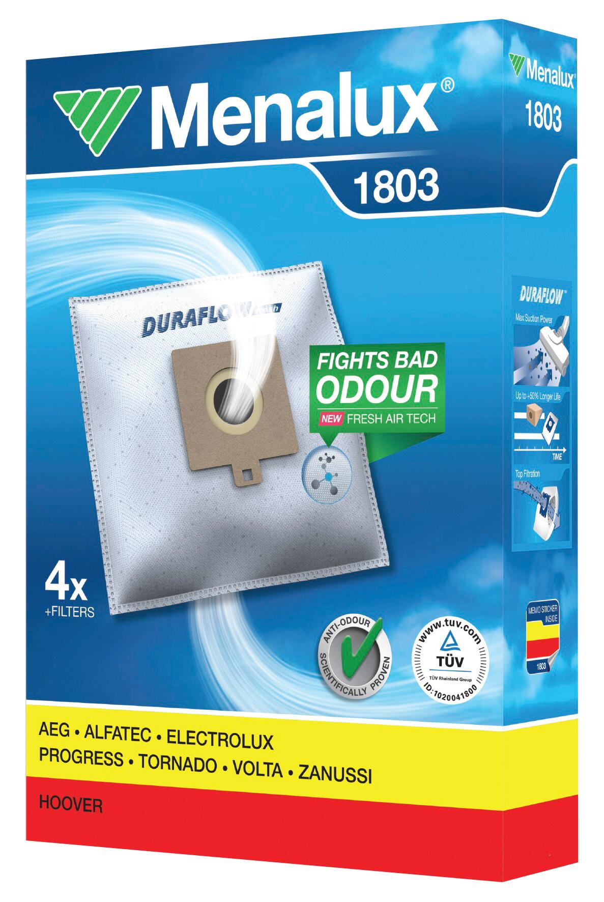 Menalux Staubsaugerbeutel 900166149 Microfaser