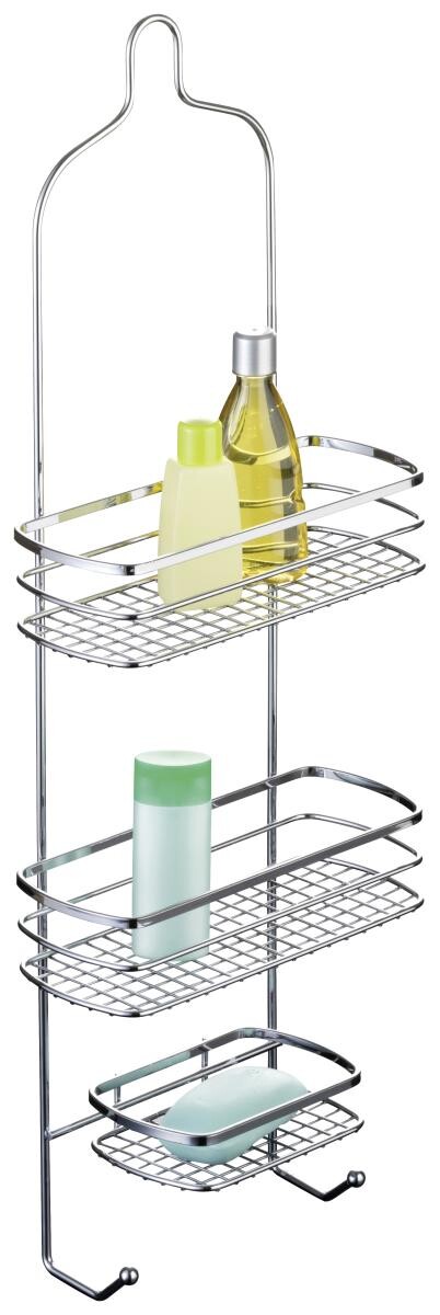 Dusch-Hängeregal Chrom Edelstahl B/H/T: ca. 22x62x10 cm