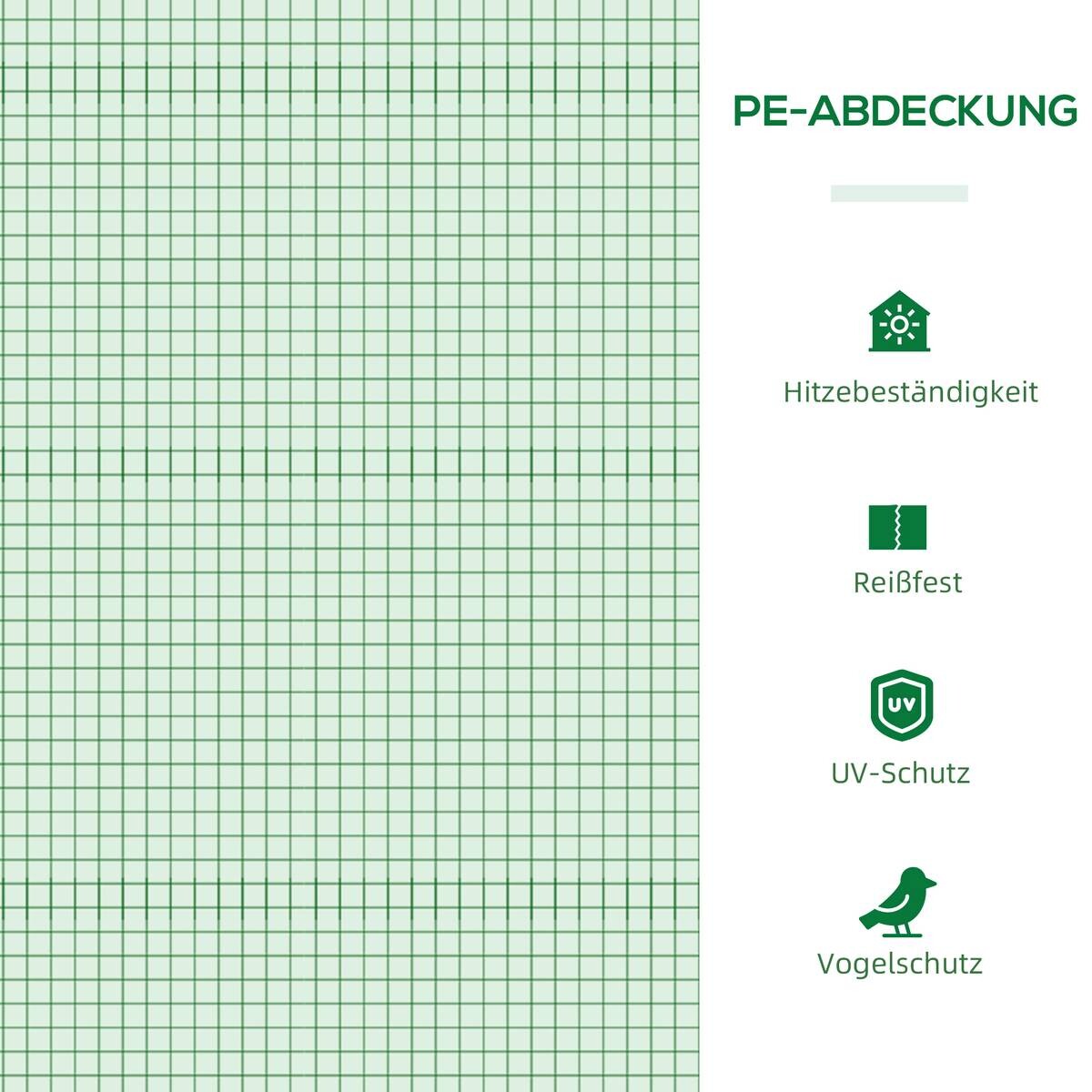 Outsunny Gewächshaus B/H/L: ca. 90x70x180 cm