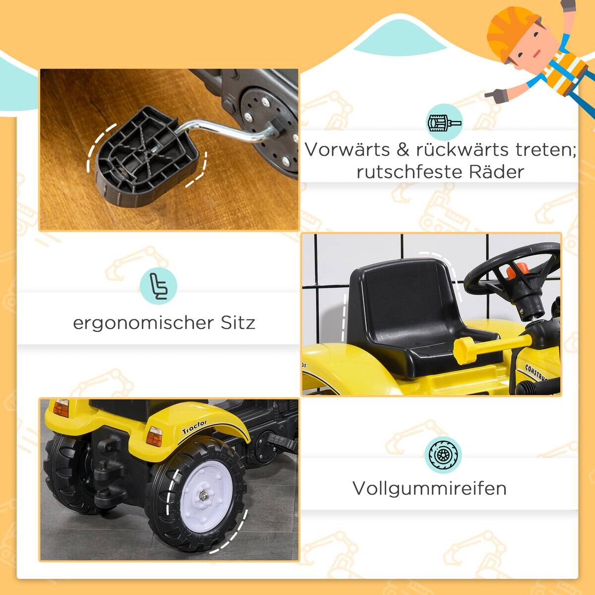 HOMCOM Kinder-Fahrzeug HOMCOM Kinder-Fahrzeug