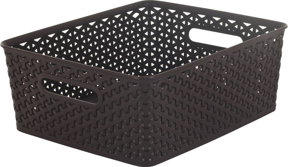 Curver Aufbewahrungskorb hellgrau B/H/L: ca. 29,6x13,3x35,5 cm