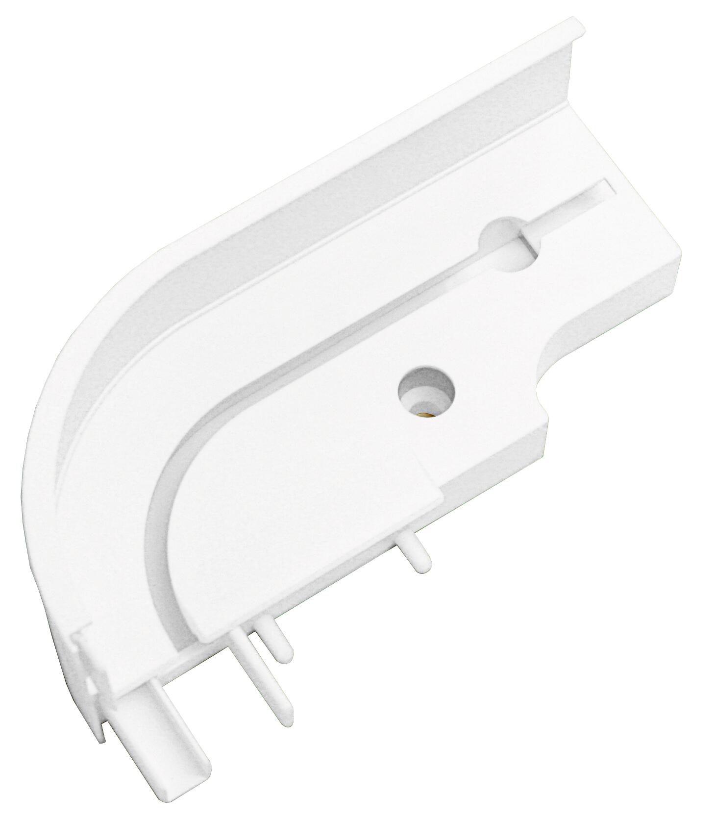 Boviva Rundbogen m. Blende weiß Kunststoff B/L: ca. 13,5x13,5 cm 3.0 Läufe