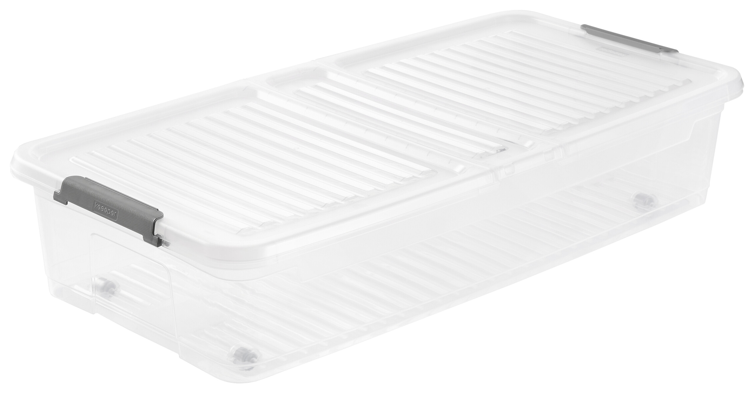 Aufbewahrungsbox transparent B/T/L: ca. 38x77x38 cm