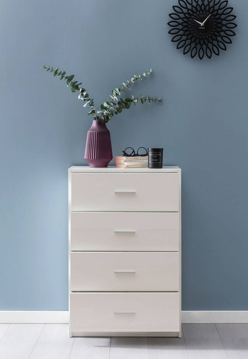 Sideboard weiß B/H/T: ca. 60x90x30 cm