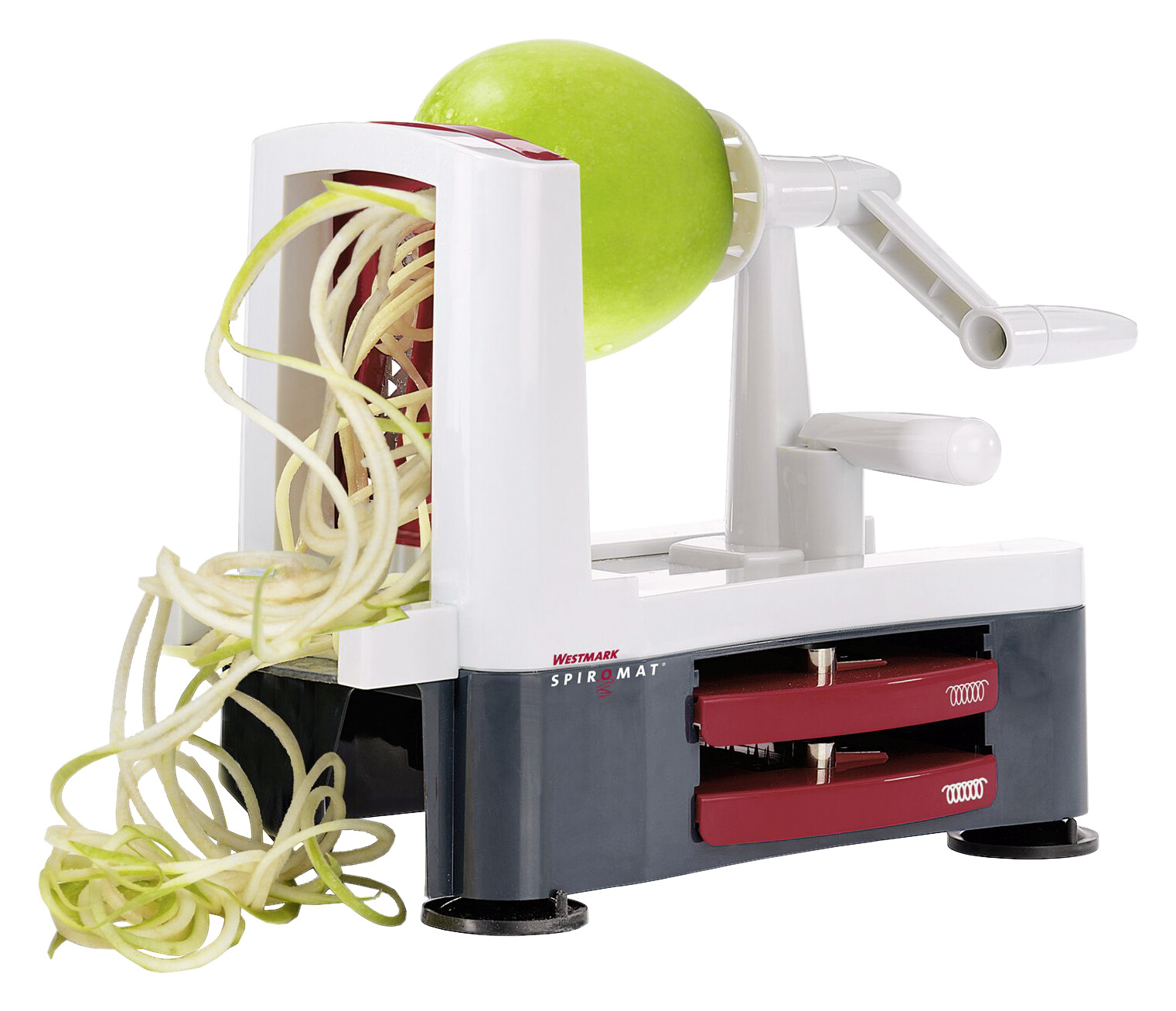 Westmark Gemüseschneider Spiromat weiß Kunststoff