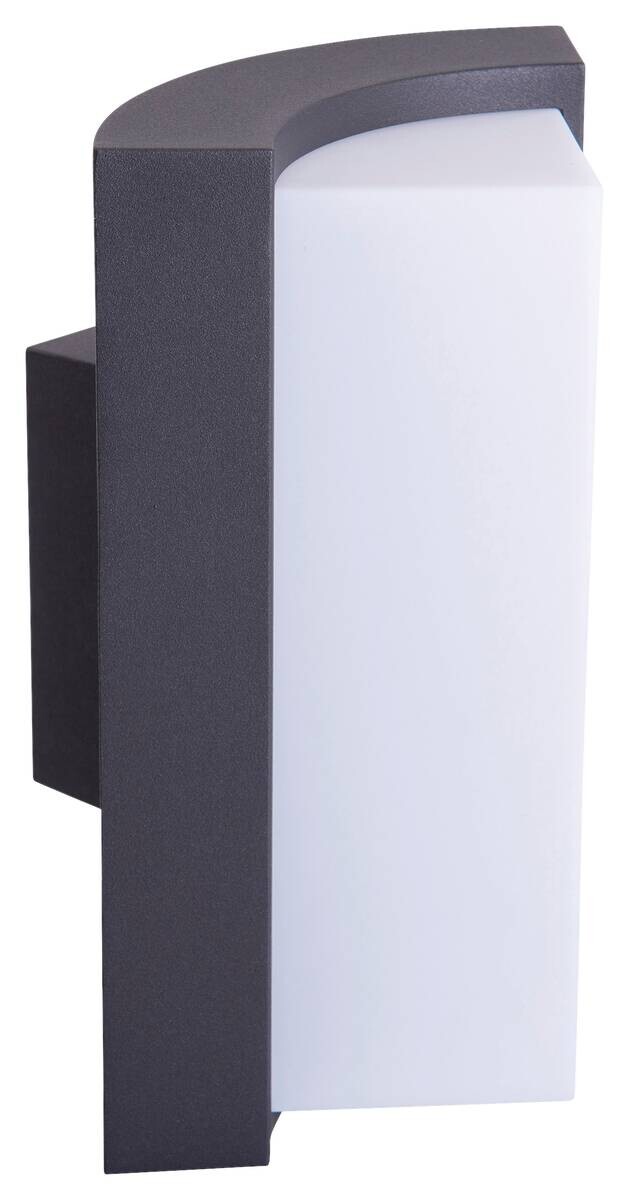LED-Außenwandleuchte 1162997 anthrazit weiß B/H/T: ca. 14,8x22x12,4 cm