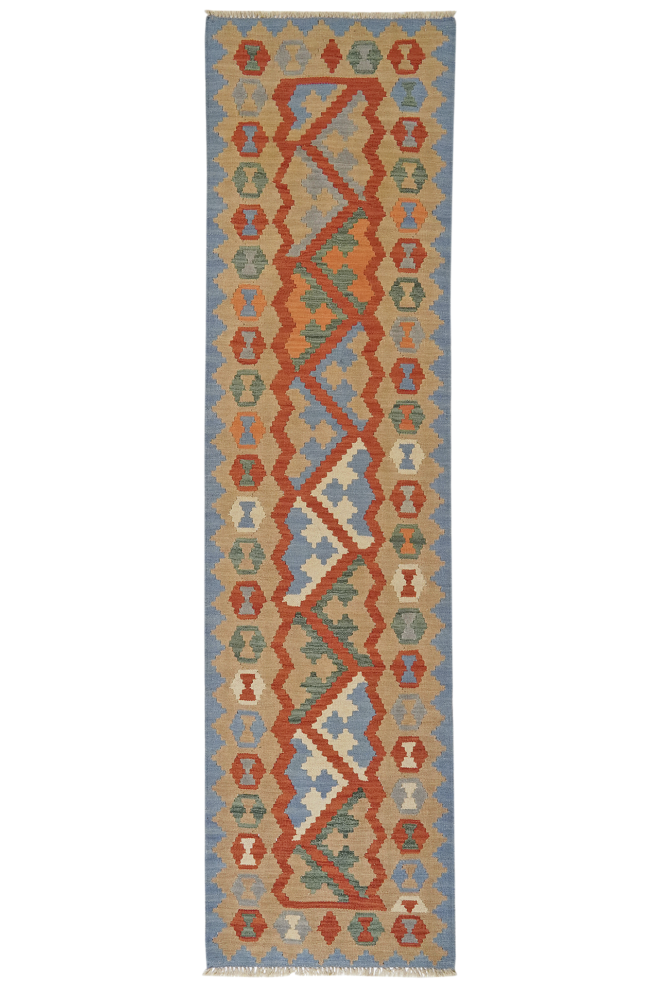 PersaTepp Teppich Kelim Gashgai rot B/H/L: ca. 77x1x288 cm