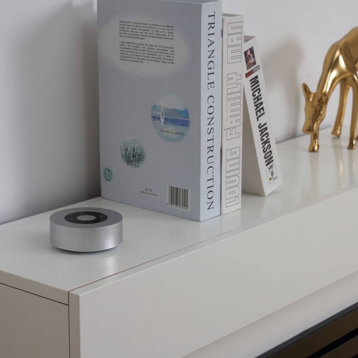 KAMINIO LautsprecherMORITZ silber B/H/T: ca. 8,5x3x8,5 cm